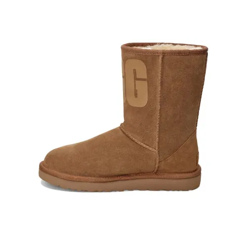 UGG CLASSIC SHORT Термический Crew Сноубутсы Женские Каштановый