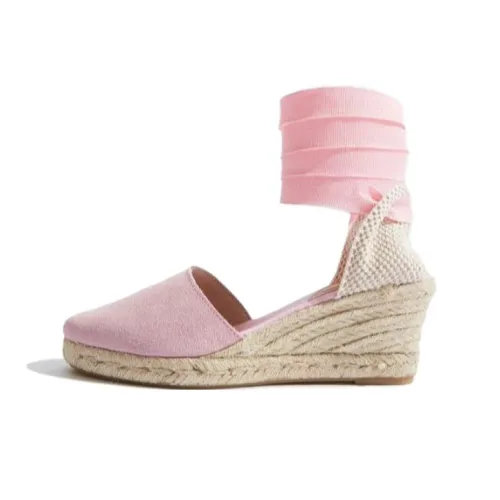 SCAROSSO Клин-каблук Высокие каблуки 7 см Женские Розовые