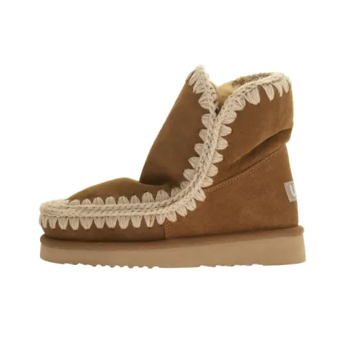 MOU Короткие Сноубутсы Женские Коричневые