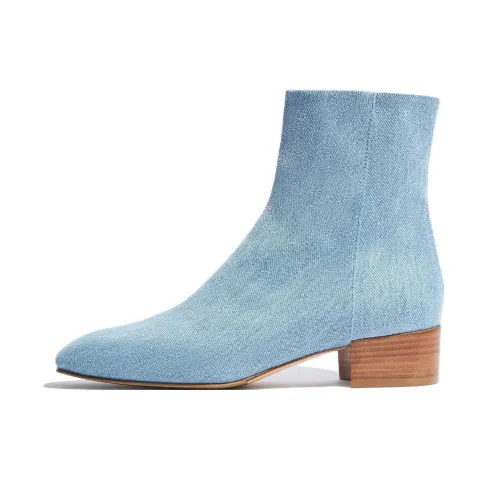SCAROSSO Ботильоны 3,5 см Женские Светло-Синие