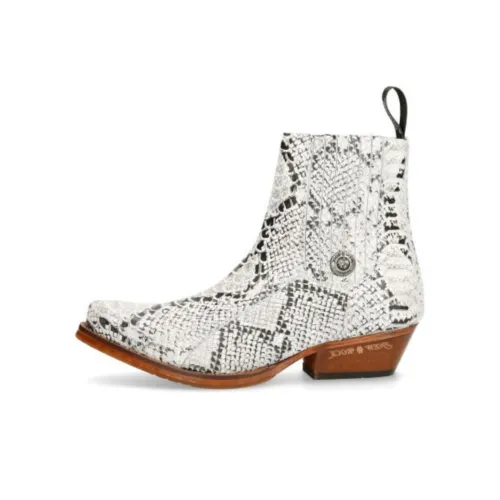 NEW ROCK Ботильоны Женские Белые