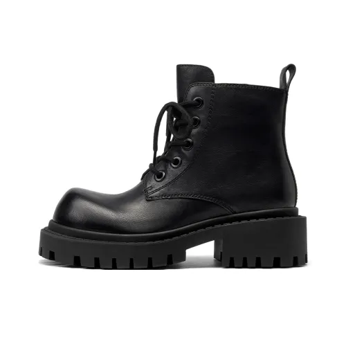 Beau Today Короткий Мартин Boot 5,5 см Женский Черный