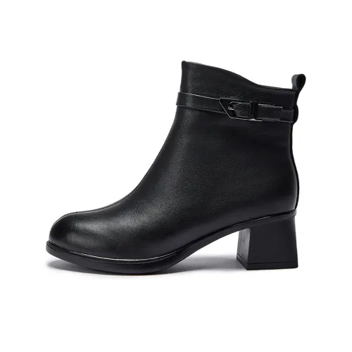 LAORENTOU Ботильоны 5 см Женские Черные