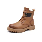 Желто-коричневый, флисовая подкладка