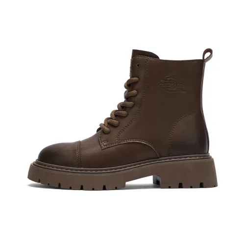 Dickies Модный Vintage Versatile Мартин Boot Женские Стиль Майярд Коричневый