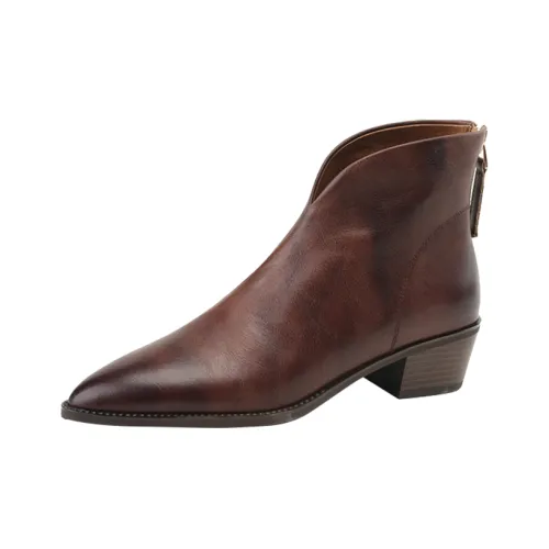 F·LOVES·f Ботильоны 5 см Женские Коричневый