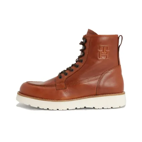 Tommy Hilfiger Короткий Мартин Ботинок 3,5 см Мужской Умбра