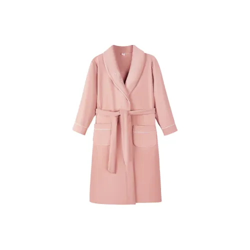 UAVAE Банные халаты Женские Румяный розовый