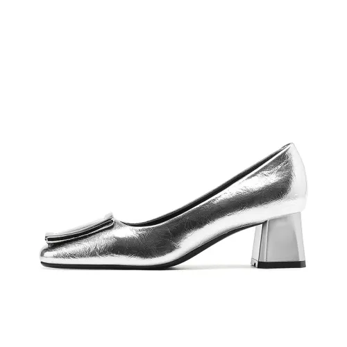 Zubumei Грубый каблук Высокие каблуки 5 см Женские