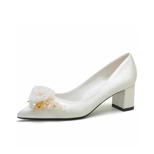 LANZA Высокие каблуки Белый 5CM Женские