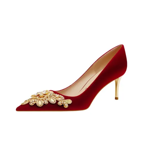 Ruby L Высокие каблуки Бургундский 6,5CM Женские