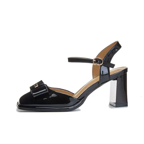 POOQ Грубый каблук Высокие каблуки Женские