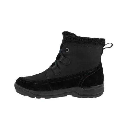 Ecco Термостойкие противоскользящие зимние ботинки для женщин черные