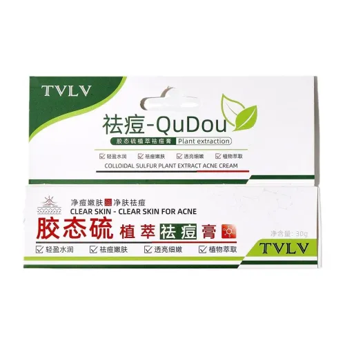 TVLV Коллоидная Сера Растение Очищающий Гель Увлажняющий Увлажняющий Борьба с АКНЕ Крем Увлажняющий