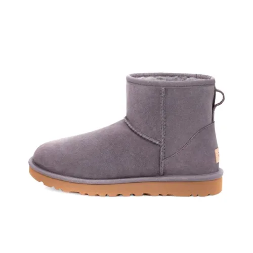 UGG Classic Mini II Термический Устойчивый к Износу Короткий Снегобут Женские Фиолетовый Серый