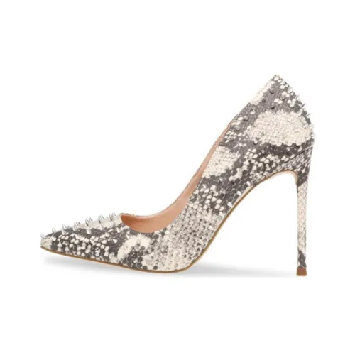 STEVE MADDEN Узкий каблук Высокие каблуки 10,5 см Женский Змеиный принт