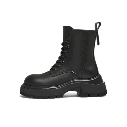 TATA Короткий MID Голень Martin Boot Женские Черный