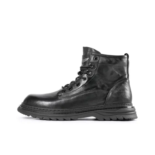 Desai Ankle Длина Martin Boot Мужской Черный