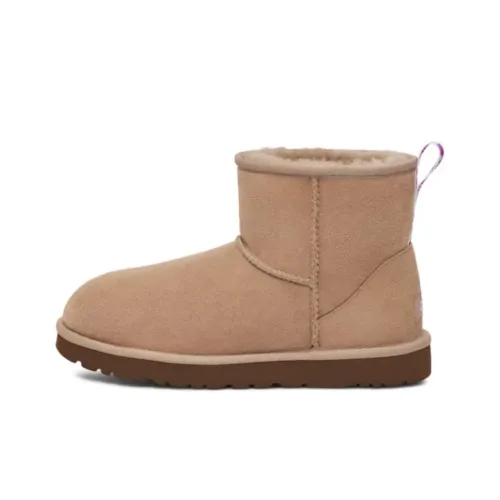 UGG Classic Mini II Термический Устойчивый к Износу Короткие Снежные Ботинки Женские Коричневые