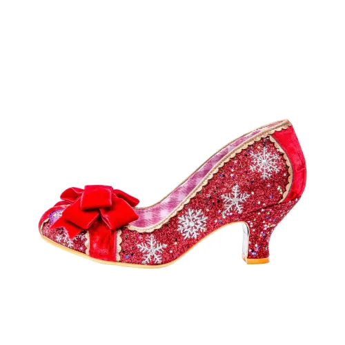 IRREGULAR CHOICE Грубый каблук Высокие каблуки 6 см Женские Красный