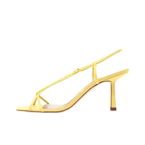 STUDIO AMELIA One Ремешок Сандалии 7 см Женские Желтые