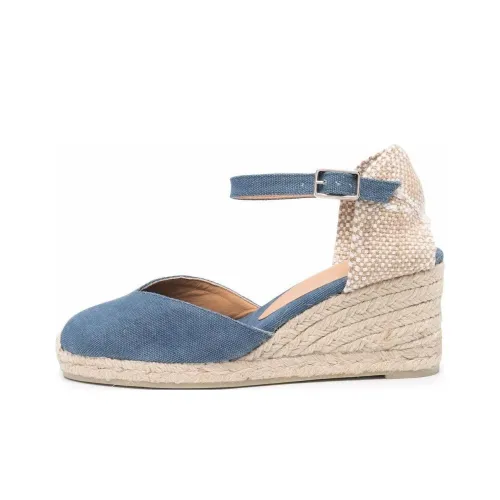 Castañer Клин-каблук Высокие каблуки 7 см Женские Синий