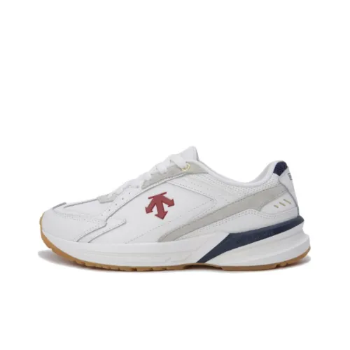 DESCENTE Cron Hyper Противоскользящий Устойчивый к истиранию Низкий Топ Casual Унисекс Белый