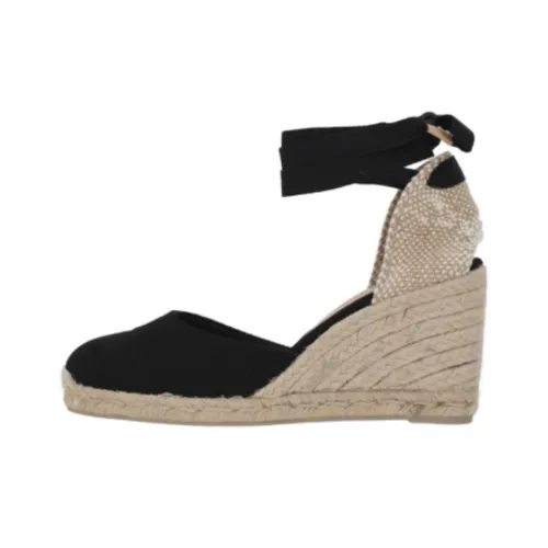 Castañer Chiara Клиновидный каблук Высокие каблуки 8 см Женские Черный