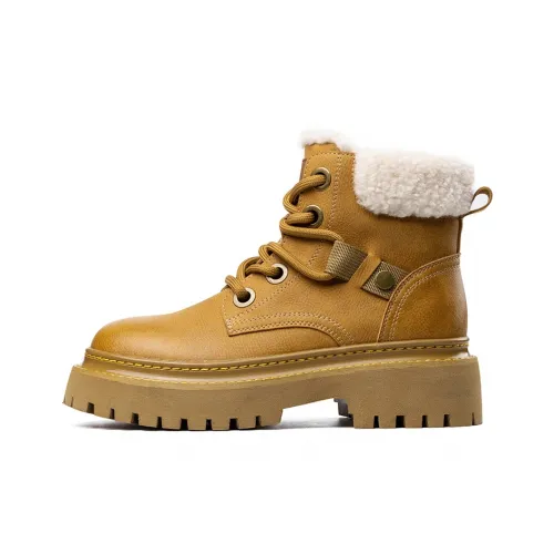 LAORENTOU Колено Высокая ботинка Martin 5 см Женская