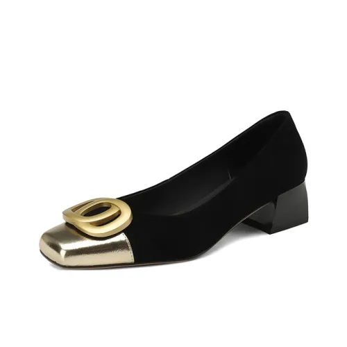 KKYN Грубый каблук Высокие каблуки 3 см Женские