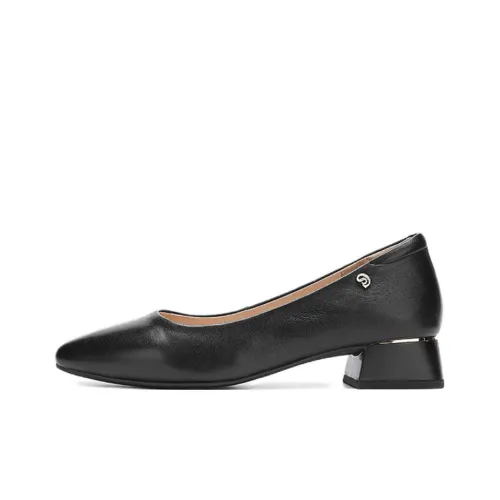 AOKANG Квадратный каблук Высокие каблуки 3,3 см Женские Черный