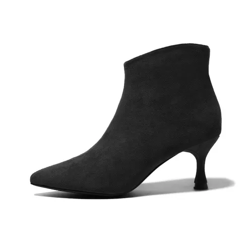 ZHR Ботильоны Черные Женские