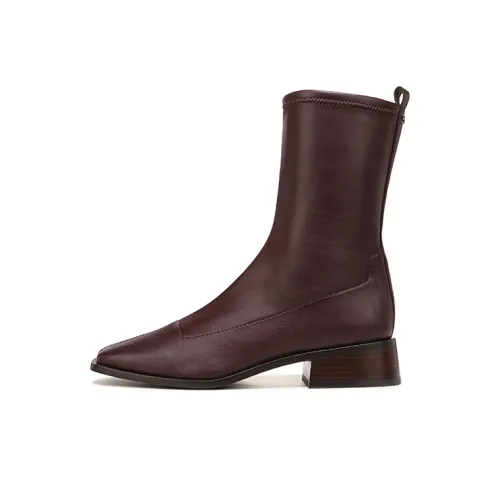 SAM EDELMAN Ботильоны Женские, цвет бургундский