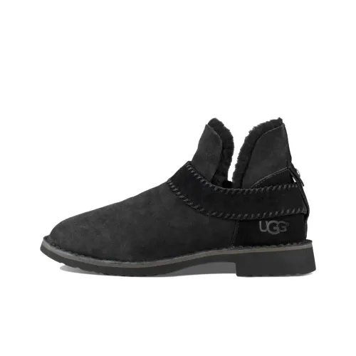 UGG Mckay Boot Теплый противоскользящий ботинок с низким верхом сноубутсы женские черные