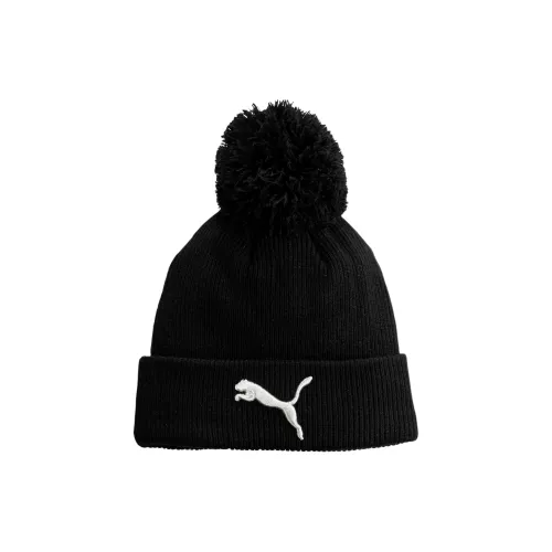 PUMA Акриловые шапки-бини женские черный серебристый
