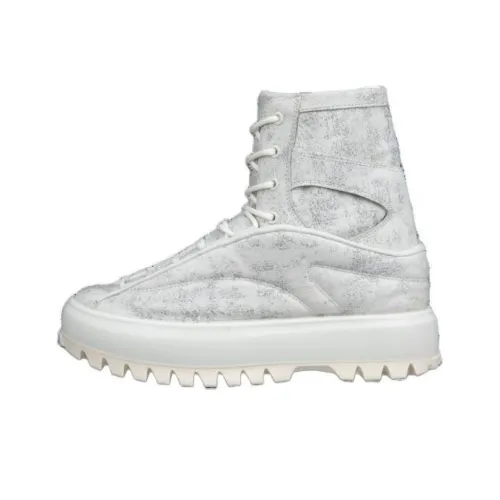 Ecco STREET ACE RAL7000 Ботильоны Женские Белые Серебряные