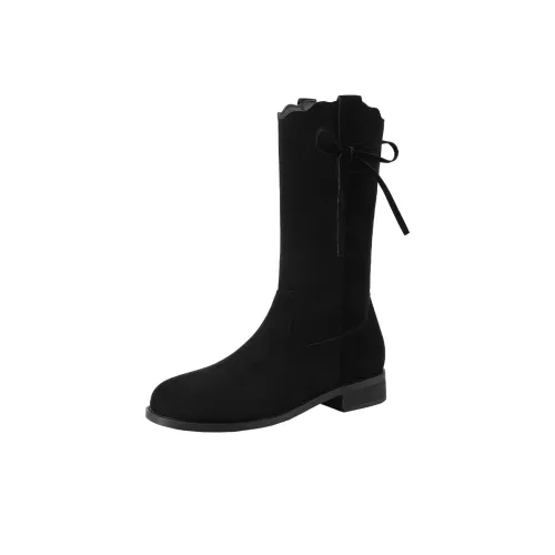 Mulinsen Western Boots Knee-High Boots Примерно 2,8 см Женские
