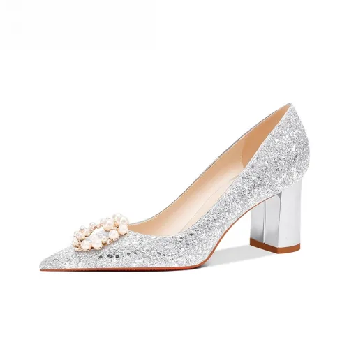 Xingdiman Грубый каблук Высокие каблуки Женские