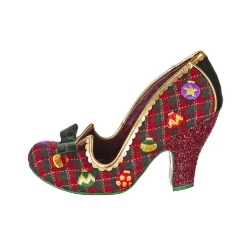 IRREGULAR CHOICE Bauble Boo Грубый каблук Высокие каблуки 9 см Женские Красный