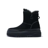 Чёрный кроличий мех, плотный хлопок