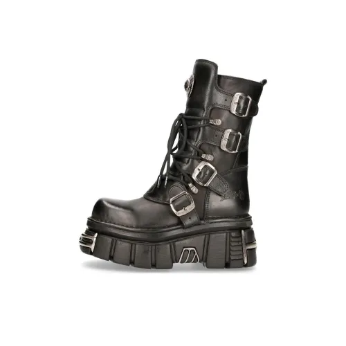 NEW ROCK Ботильоны 7 см Унисекс Черный