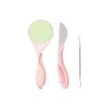 (Розовый) 2 в 1 Подставка для ног + Очиститель для ногтей