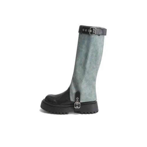 SHUXI Женские высокие сапоги до колена