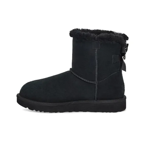 UGG Bailey Thermal Short Snow Boots Women's Black UGG Bailey Теплые Короткие Снежные Ботинки Женские Черные