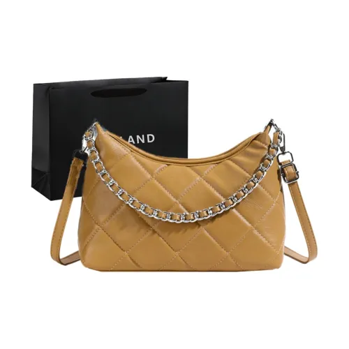 PINK·LAND ПУ (полиуретан) Сумка через плечо Женская Хаки Бежевый Коричневый Розовый Кофейный Черный