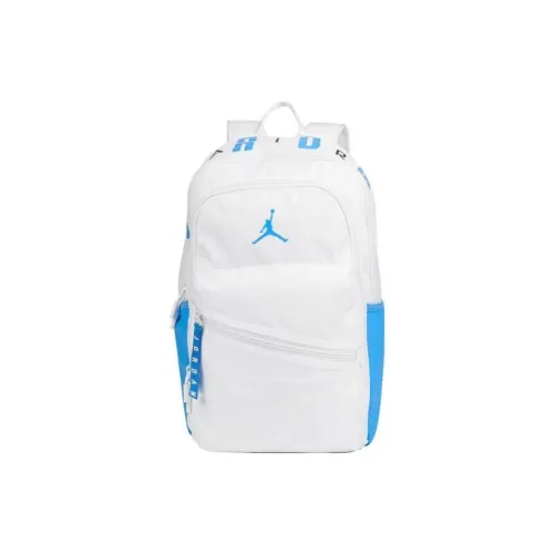 Джордан Полиэстер AJ Рюкзак Commuter Сумка Рюкзак Большой Унисекс Синий Белый Многоцветный