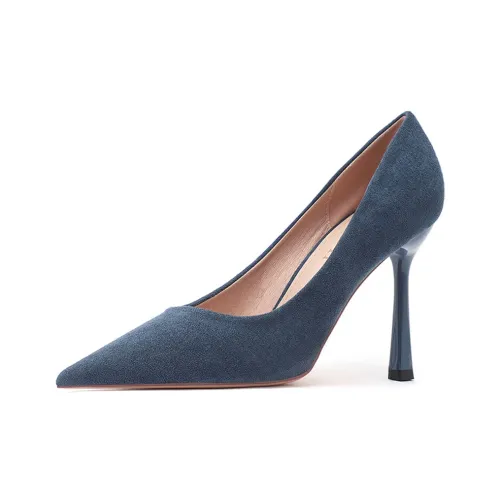 Lanza Низкий каблук Высокие каблуки Женские Синий