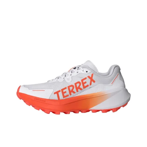 adidas Terrex Agravic 3 Беговые кроссовки Низкий Топ Белый Оранжевый Женские