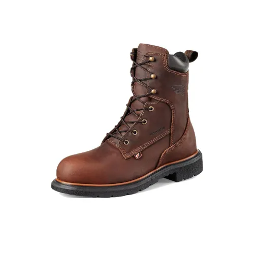 RED WING Обувь Короткий MID Голень Martin Boot Мужской Красный Коричневый