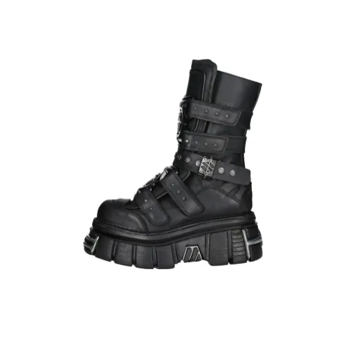 NEW ROCK Ботильоны Черный Унисекс